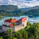 Bled castle and island