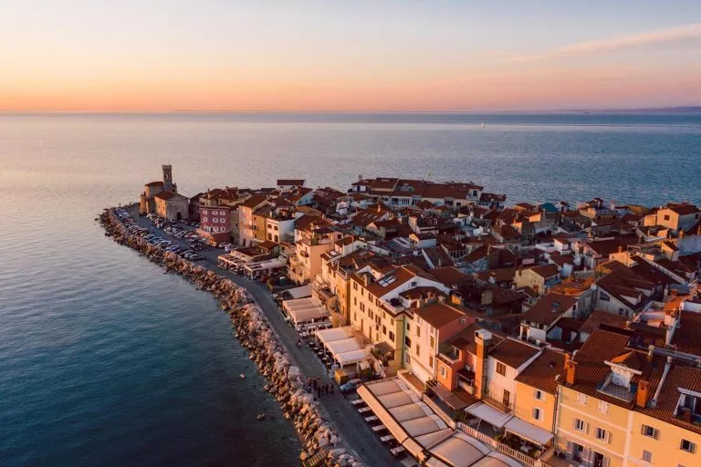 Evening view on Piran