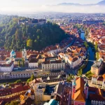 Vista de Liubliana desde arriba