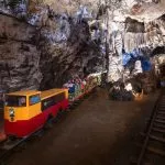 Train in Postojna Cave