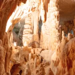 View of inside of the Postojna cave