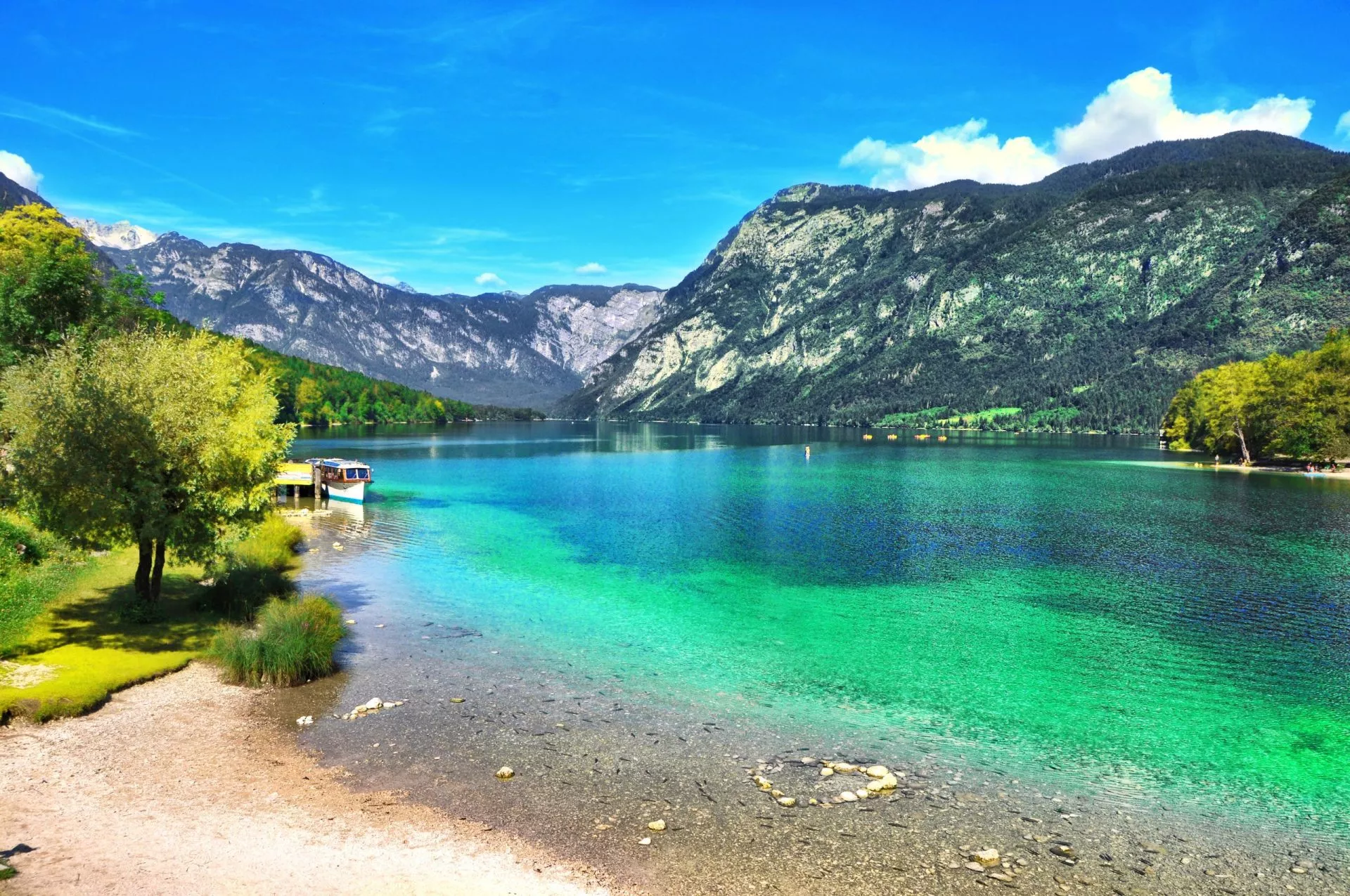 Lago Bohinj salvaje