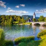 Lago Bohinj en el Parque Nacional de Triglav