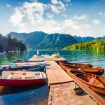 Barcos del lago Bohinj