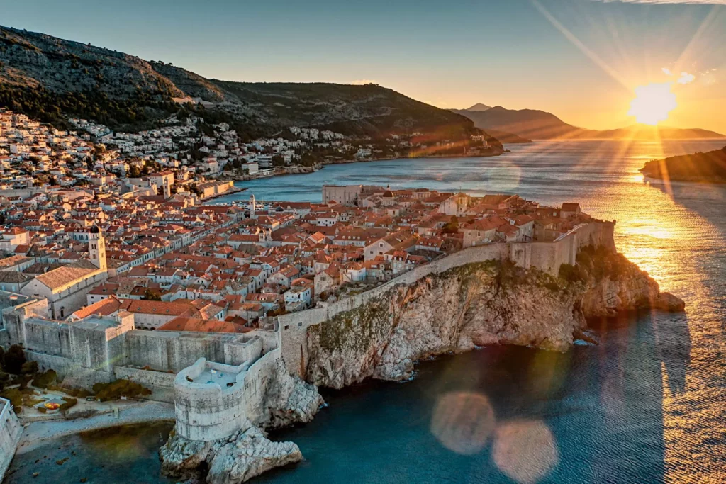 dubrovnik sunset scaled