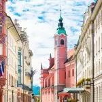 ljubljana colourful architecture